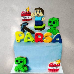 Minecraft Blast Party Cake
