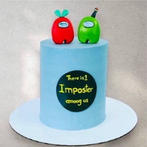 Among Us Party Cake