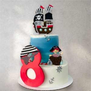 Ocean Pirate Cake