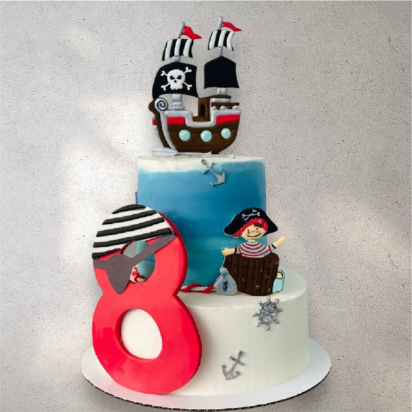 Ocean Pirate Cake
