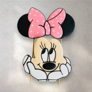 Pretty In Pink Minnie Cookies (Cake Topper)